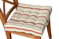 Meble modułowe i akcesoria - Dekoria Siedzisko Kuba na krzesło ecru tło czerwone paski 40 × 40 × 6 cm Avinon 210-129-15 - miniaturka - grafika 1