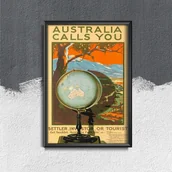 Plakaty - Plakat w stylu vintage Australia Cię wzywa - miniaturka - grafika 1