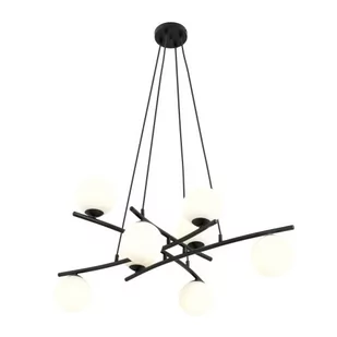 Essa lampa wisząca 8-punktowa czarna/opal 1201/8 - Lampy sufitowe - miniaturka - grafika 1