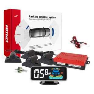 Czujniki parkowania cofania czarne led 3d truck bus amio-03189 - Czujniki parkowania - miniaturka - grafika 1