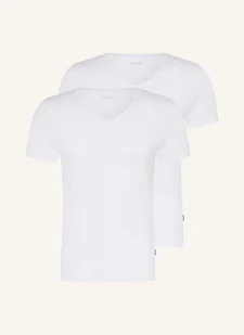 Joop! Koszulka W Serek, 2 Szt. weiss - JOOP! - Koszulki męskie - miniaturka - grafika 1