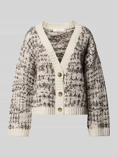 Kurtka z dzianiny z mieszanki bawełny i wełny o kroju oversized z mieszanki wełny model ‘LINDSAY’ - Swetry damskie - miniaturka - grafika 1