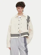 Kurtki damskie - adidas Kurtka jeansowa Adibreak JD5617 Écru Regular Fit - miniaturka - grafika 1