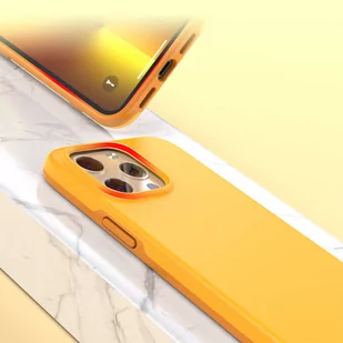 Choetech MFM Anti-drop case etui Made For MagSafe do iPhone 13 Pro pomarańczowy (PC0113-MFM-YE) - Etui i futerały do telefonów - miniaturka - grafika 3