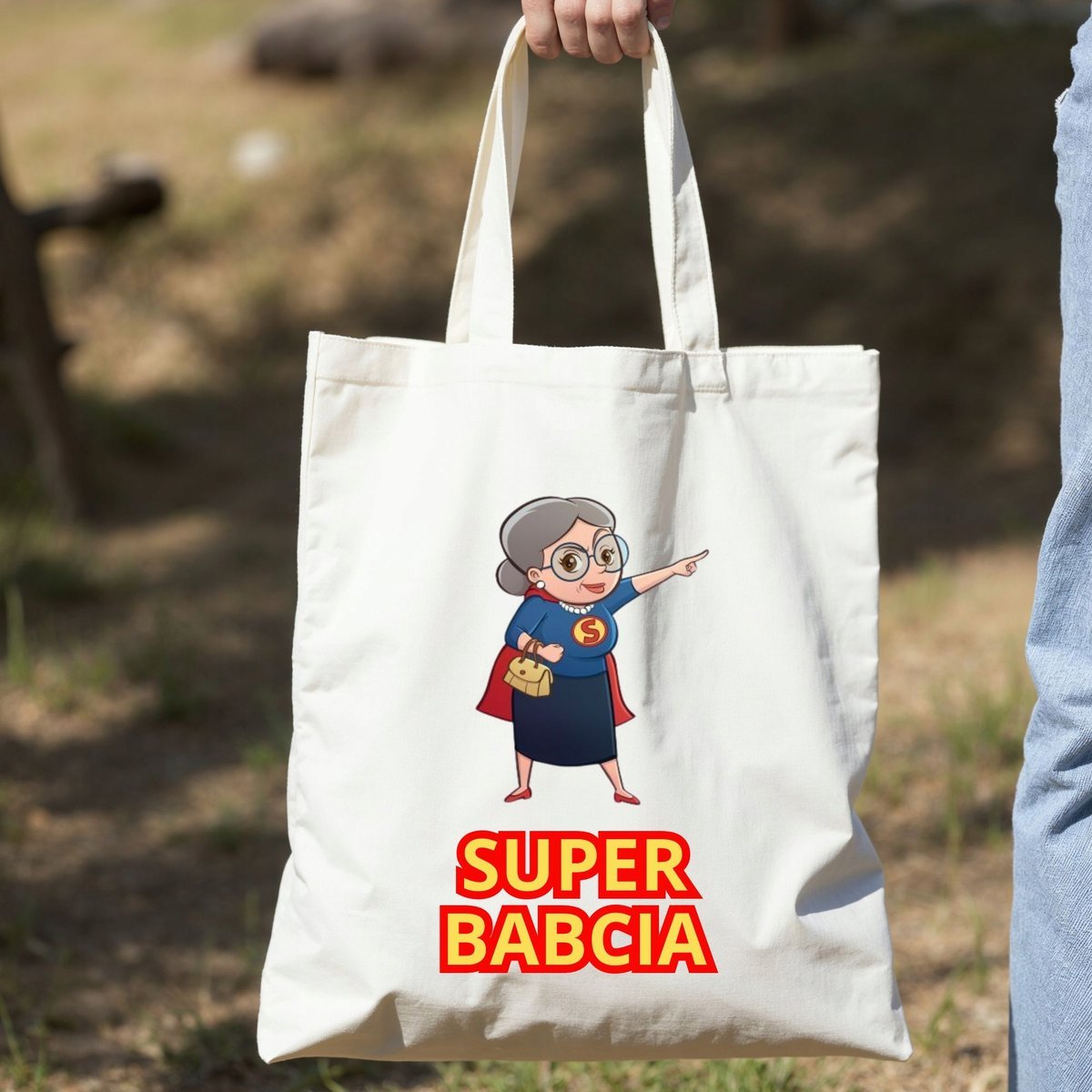 Torba z nadrukiem/bawełniana DLA BABCI/DZIADKA DZIEŃ BABCI/DZIADKA #12