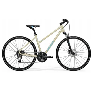 Rower crossowy Merida CROSSWAY 40 LADY L(L)(55L) SILK CHAMPAGNE(BLUE) - Rowery - miniaturka - grafika 1