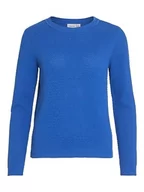 Swetry damskie - Vila Damski sweter z dzianiny Basic, Lapis Blue, XS - miniaturka - grafika 1