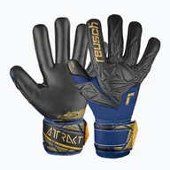 Piłka nożna - Rękawice bramkarskie Reusch Attrakt Gold X NC premium blue/gold/black WYSYŁKA W 24H 30 DNI NA ZWROT - miniaturka - grafika 1