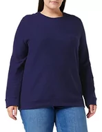 Swetry damskie - FM London Damski sweter Basic, Ciemnoniebieski, 42 PL - miniaturka - grafika 1