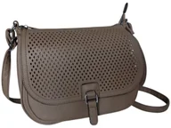 Torebki damskie - Torebka Damska, Miejska Mała Listonoszka Na Ramię, Kolor Brązowy - miniaturka - grafika 1