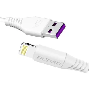 Szybki kabel Dudao Usb / Lightning 5A 1m biały - Kable USB - miniaturka - grafika 1