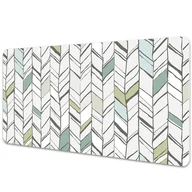 Podkładki na biurko - Ochronna mata podkładka na biurko Jodełka 90x45 cm - miniaturka - grafika 1