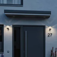 Lampy ogrodowe - Paulmann kinkiet zewnętrzny LED Sienna, aluminium, czujnik - miniaturka - grafika 1