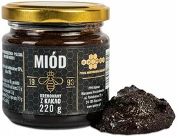 Miód kremowany z kakao 220g polski miód czekoladowy - Miód - miniaturka - grafika 1