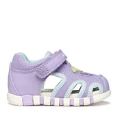 Buty dla dziewczynek - Sandały Geox B Sandal Iupidoo Gir B6517B 054GN C8037 Fioletowy - miniaturka - grafika 1