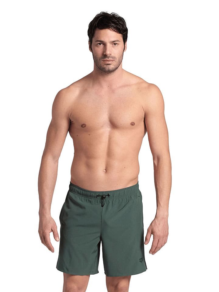 Arena Szorty kąpielowe w kolorze zielonym