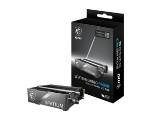 MSI SPATIUM M580 PCIe 5.0 NVMe M.2 FROZR 2TB urządzenie SSD PCI Express 5.0 3D NAND SPATIUM M580 PCIe 5.0 NVMe M.2 FROZR 2TB - Dyski SSD - miniaturka - grafika 1