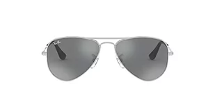 Ray-Ban Dziecięce okulary przeciwsłoneczne 0RJ9506S 212/6G 52, błyszczące srebro/szare srebrne lustro - Akcesoria i dodatki do ubrań dla dzieci - miniaturka - grafika 1
