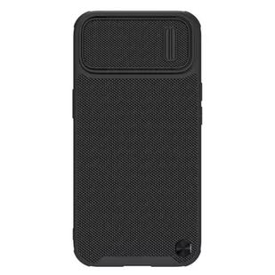 Nillkin Textured S Magnetic Case etui iPhone 14 pokrowiec MagSafe z osłoną na aparat czarny - Etui i futerały do telefonów - miniaturka - grafika 1
