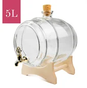 Domowy wyrób alkoholu - SZKLANA BECZUŁKA BEZBARWNA 5L - miniaturka - grafika 1