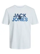 Koszulki męskie - Jack & Jones Koszulka "Jacula" w kolorze białym - miniaturka - grafika 1
