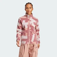 Odzież trekkingowa damska - Bluza Terrex Multi Printed Full-Zip Fleece - miniaturka - grafika 1