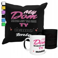 Gadżety dla niej i dla niego - ZESTAW KUBEK MAGICZNY ZMIENIAJĄCY KOLOR + POSZEWKA DZIEŃ MAMY PREZENT+IMIĘ - miniaturka - grafika 1