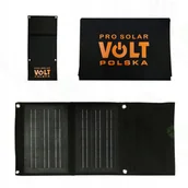 Ładowarki do telefonów - SKŁADANY PANEL FOTOWOLTAICZNY ŁADOWARKA SOLARNA USB 2x 5V 2A 10W 18W MONO - miniaturka - grafika 1