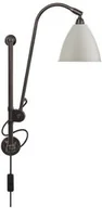 Lampy ścienne - GUBI - Bestlite BL5 Lampa Ścienna Ø16 Czarny Mosiądz/Klasyczny Biały GUBI - miniaturka - grafika 1