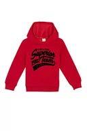 Bluzy dla chłopców - DeFacto Bluza chłopięca z kapturem, czerwony, 6-7 lat - miniaturka - grafika 1