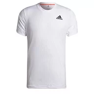 Koszulki męskie - adidas T-shirt męski T Freelift Tee, biały, XXL - miniaturka - grafika 1