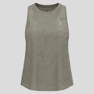 Koszulki sportowe damskie - Koszulka damska bez rękawów Odlo ZEROWEIGHT ENGINEERED CHILL-TEC Tank crew neck - miniaturka - grafika 1