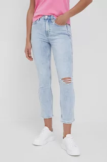 Spodnie damskie - Gap jeansy damskie medium waist - - grafika 1