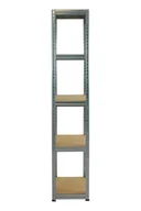 Szafy i regały magazynowe - Regał Helios magazynowy metalowy HZZ_180X035X35_5_0WZ ilość półek 5 nośność 175 kg / Wamar-Sosenka - miniaturka - grafika 1