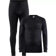 Bielizna sportowa męska - Zestaw dla mężczyzn Craft Set Core Dry Baselayer Rozmiar: XL / Kolor: czarny - miniaturka - grafika 1