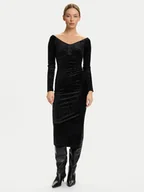 Sukienki - Armani Exchange Sukienka koktajlowa XW000795 AF16143 MC072 Czarny Slim Fit - miniaturka - grafika 1