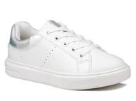 Buty dla dziewczynek - Sportowe buty dziecięce dziewczęce sznurowane białe Wojtyłko 5A24395B-34 - miniaturka - grafika 1