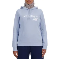 Bluzy damskie - Bluza New Balance WT03810LAY - fioletowa - miniaturka - grafika 1