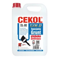 Tynki - Cekol Grunt głęboko penetrujący DL-80 5 litrów - miniaturka - grafika 1