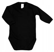 Body dla niemowląt - Body KOPERTOWE polskie CZARNE r 74 KLEKLE - miniaturka - grafika 1