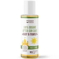 Kosmetyki po opalaniu - Wooden Spoon, Baby & Family After Sun Care, Naturalny olejek po opalaniu, 100 ml - miniaturka - grafika 1
