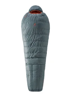 Śpiwór puchowy Deuter Astro Pro 600 (185 cm) - teal/paprika - Śpiwory - miniaturka - grafika 1
