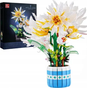 KLOCKI KONSTRUKCYJNE ZESTAW KWIATY BUKIET 835 ELEM ORCHIDEA W EPIPHYLLUM - Klocki - miniaturka - grafika 1