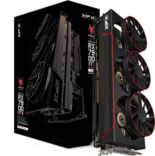XFX Mercury RX 7900XTX Magnetic Air 24G - Karty graficzne - miniaturka - grafika 1