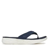 Klapki i japonki damskie - Japonki Skechers On-The-Go 600-Vacay 140702/NVY Granatowy - miniaturka - grafika 1