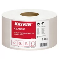 Papier toaletowy - Katrin Papier toaletowy Classic Gigant S2 12 szt 2 warstwy 150 m średnica 18 cm biały 2504 - miniaturka - grafika 1