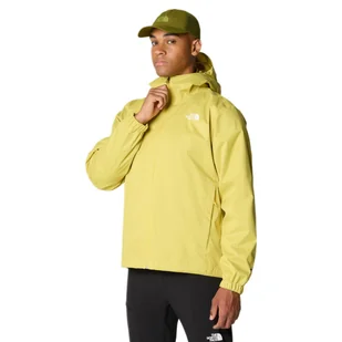 Męska kurtka przeciwdeszczowa The North Face Quest Jacket yellow slit black heather - L - Kurtki męskie - miniaturka - grafika 1