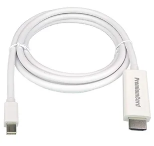 PremiumCord Kabel DisplayPort na HDMI 5m Biały kportadmk01-05 - Kable - miniaturka - grafika 1