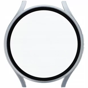 Bizon Etui Case+Glass do Galaxy Watch 5 44mm, srebrne - Akcesoria do smartwatchy - miniaturka - grafika 1