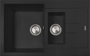 Zlew PLADOS ELEGANCE 78.15 CZARNY MAT (black mat 70) (AM781570) - Zlewozmywaki - miniaturka - grafika 1